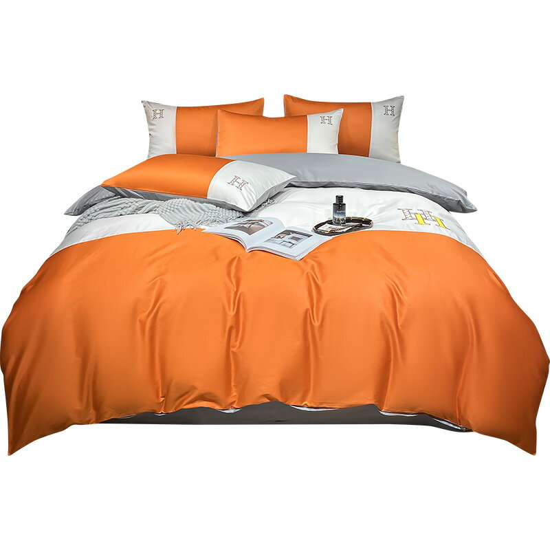 南極人高階輕奢四件套純棉全棉100床單被套床笠床上用品四季通用4