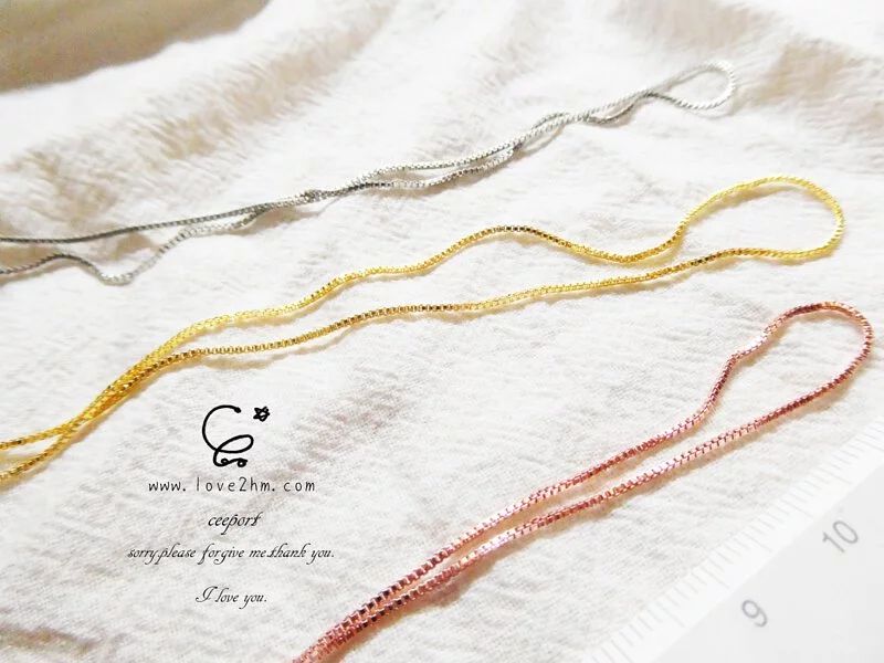 316L鋼鍊-盒子針鍊 白鋼鍊子 316L白鋼 晶晶工坊-love2hm 4