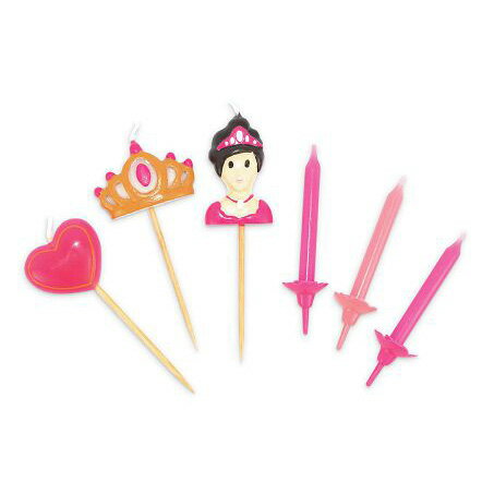 法國ScrapCooking公主蠟燭 3入、小蠟燭 12入