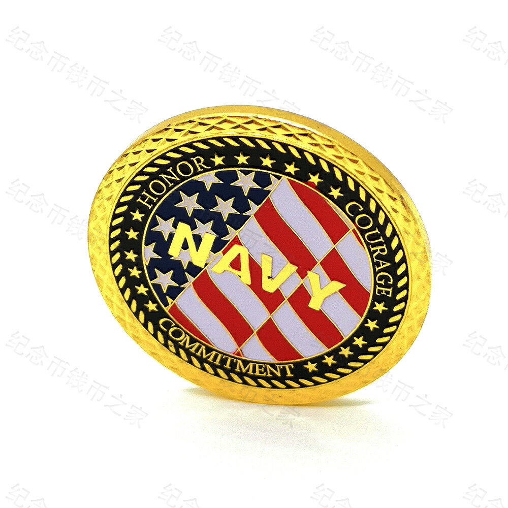 美國NAVY老兵海軍紀念徽章士兵信條勇氣幣榮譽幣獻身幣硬幣收藏| 協貿國際日用品生活3館| 樂天市場Rakuten