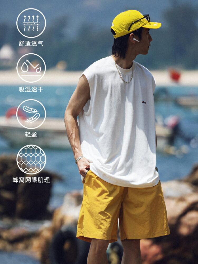 BananaClub”Daily Vest” 涼感速乾吸溼排汗抗UV寬鬆坎肩背心