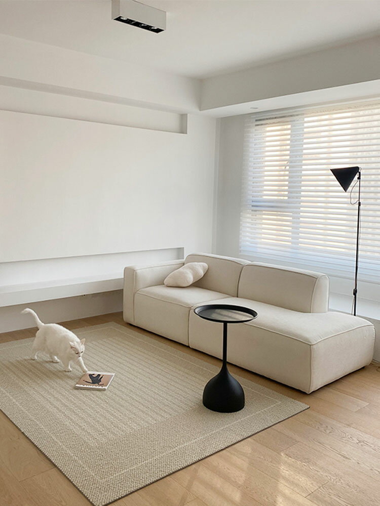 優樂悅~北歐現代極簡約創意組合模塊布藝沙發意式輕奢方塊客廳公寓小戶型