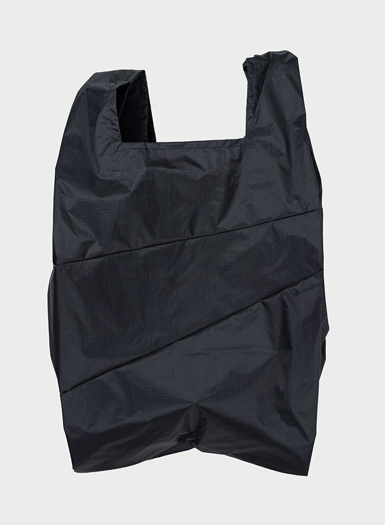 荷蘭 Susan Bijl 防潑水超輕量購物袋 #L (就是黑/就是黑)
