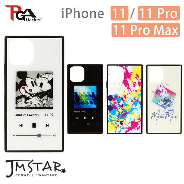PGA iJacket 主題手機殼 iPhone 11/11 Pro/11 Pro Max 迪士尼 四角氣墊 9H玻璃殼