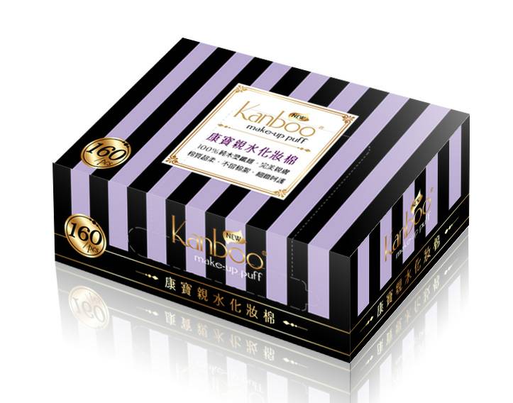 康寶親水化妝棉160枚/盒
