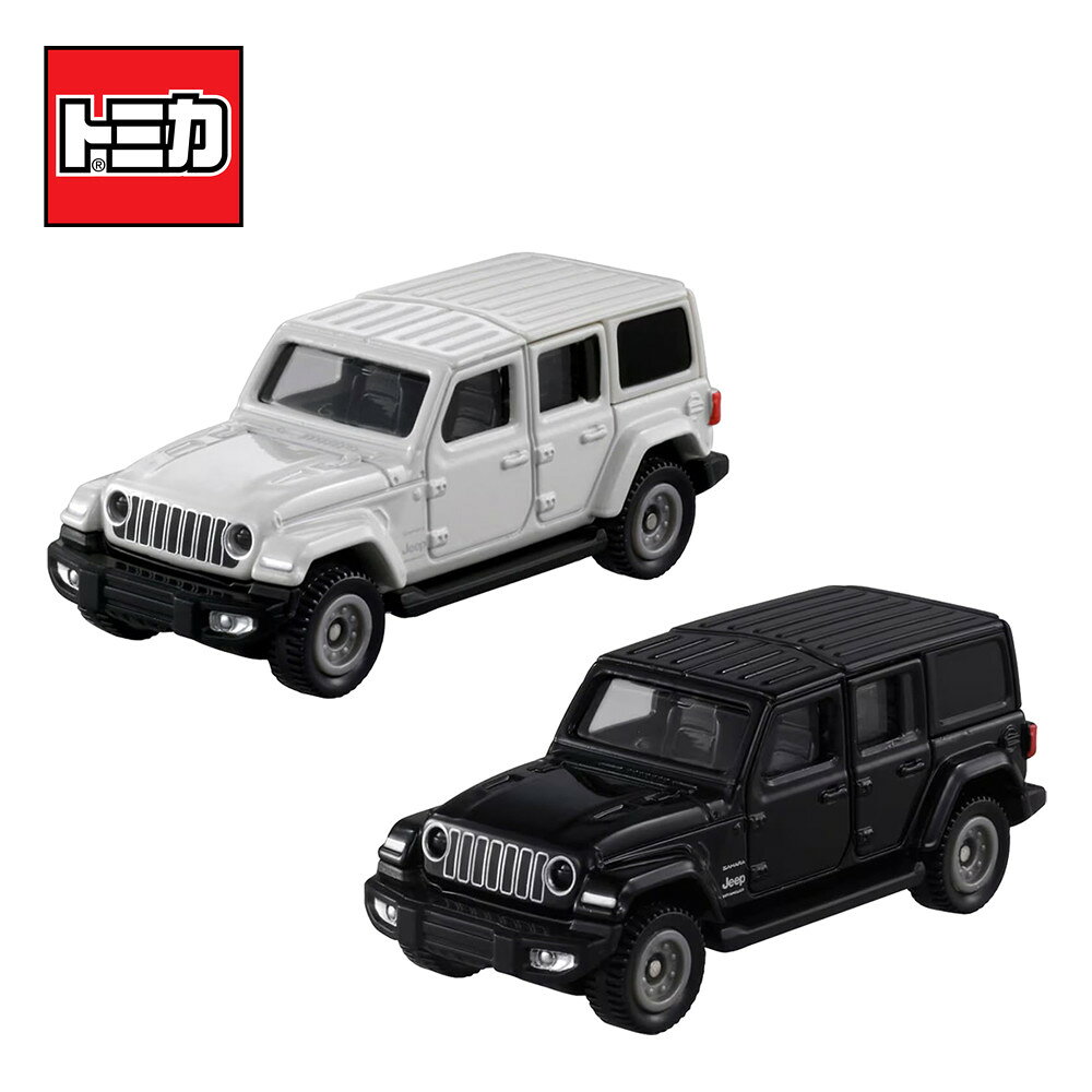 【日本正版】兩款一組 TOMICA NO.72 Jeep WRANGLER 越野車 休旅車 玩具車 多美小汽車 - 950653