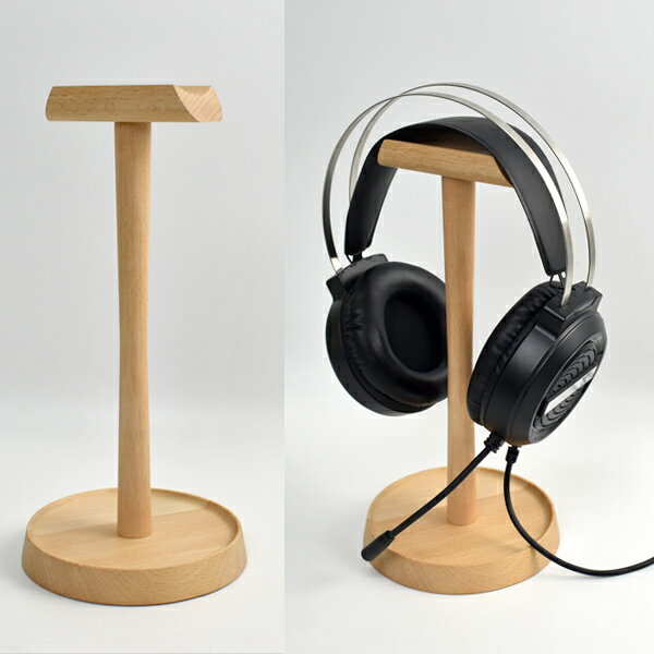 耳機架 頭戴式木質耳機支架【NAWA189】