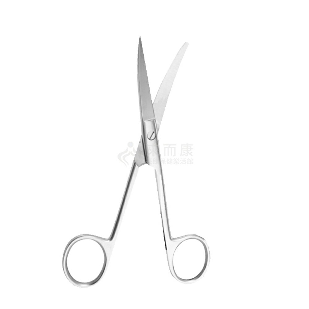 來而康 克恩斯 外科器械 (未滅菌) 彎式 反式 14cm 外科 剪刀 尖頭 圓頭 器械