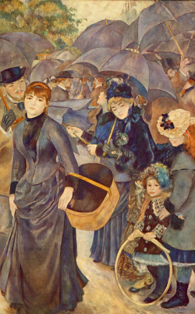 Posterazzi: The Umbrellas c1883 Stretched Canvas - Pierre-Auguste ...