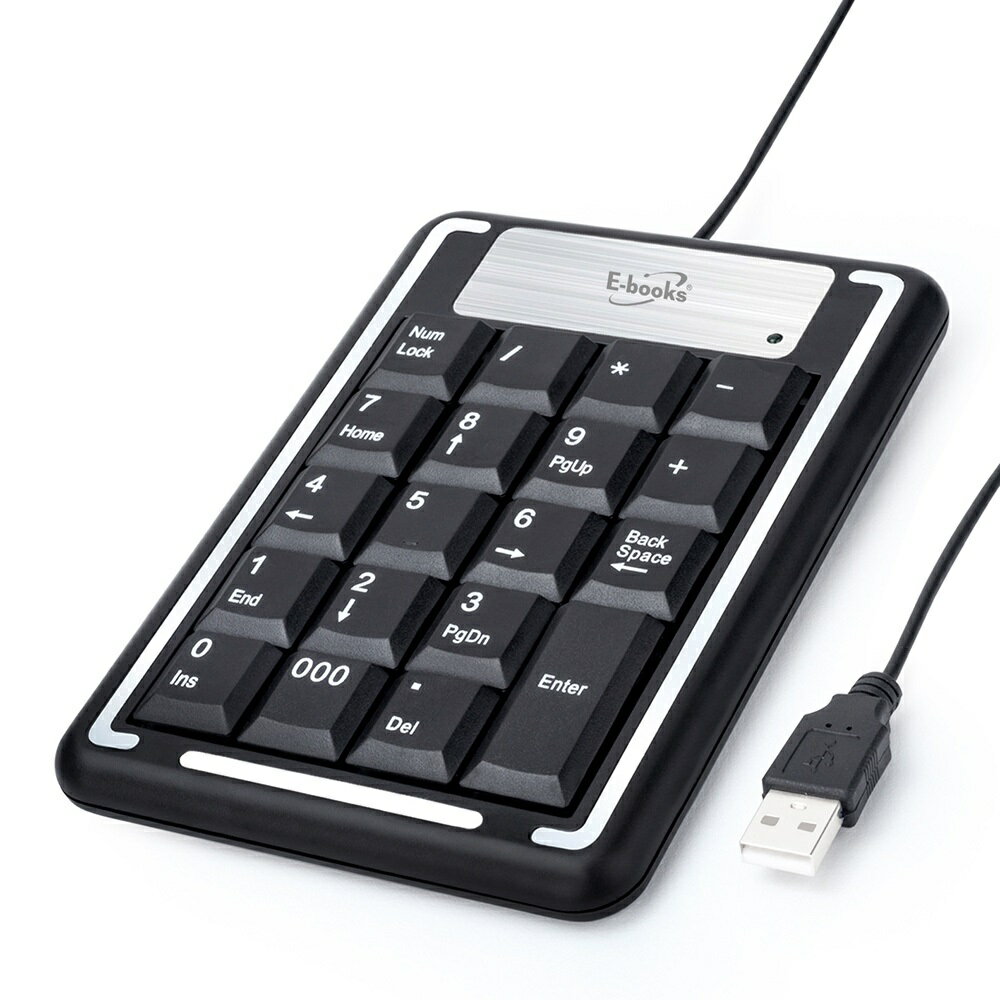 (現貨)E-books Z9 薄型19鍵 USB有線數字鍵盤