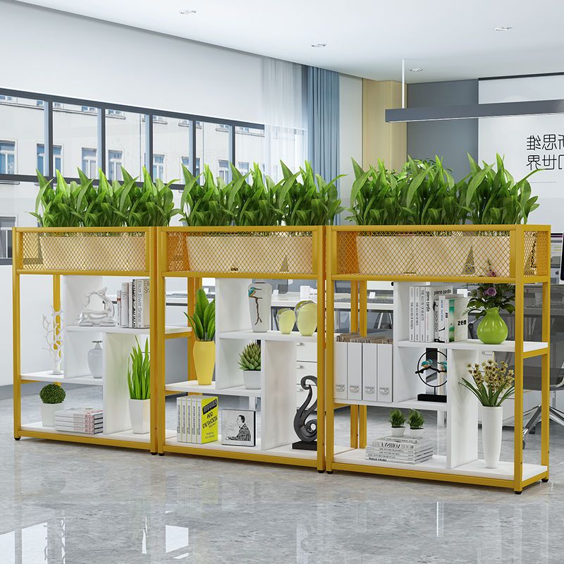 花架 隔斷花架 花槽 辦公室隔斷 咖啡店隔斷裝飾花槽 鐵藝辦公室隔斷屏風落地架裝飾工業風簡約現代客廳家用置物架花架