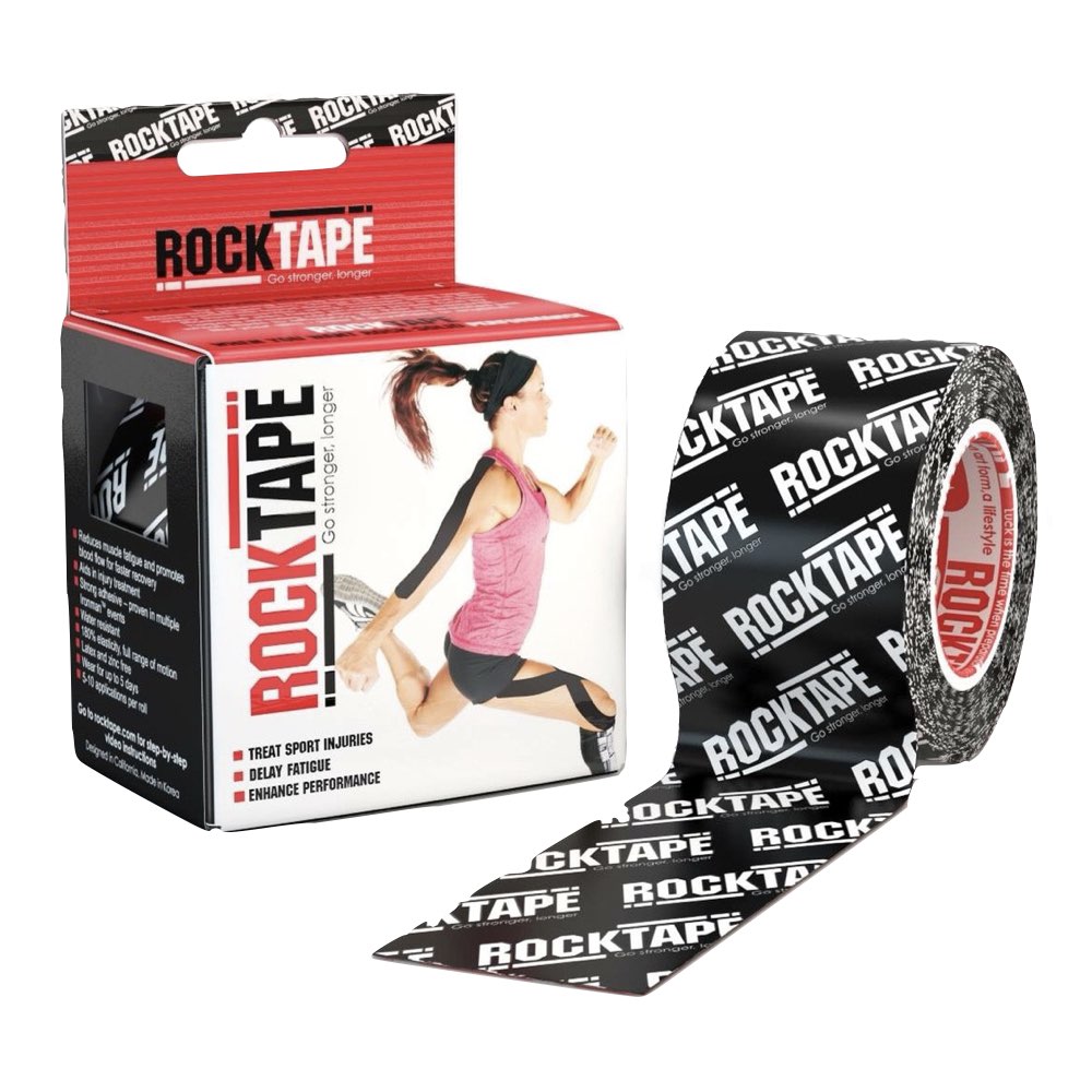 美國《ROCKTAPE》洛克貼 貼布系列 5340115-黑色logo