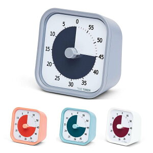 [2美國直購] Time Timer Home MOD 60分鐘 專注 過動 時間管理 考試 白/灰/藍/橘 _CC1