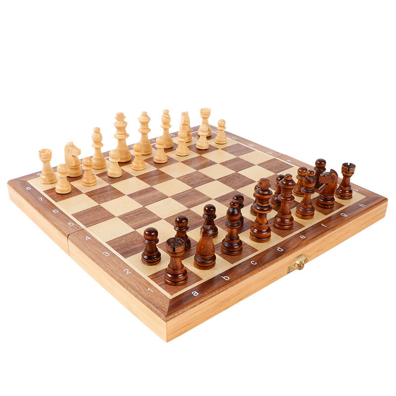 國際象棋 早教磁性棋子兒童折疊棋盤套裝學生初學者兒童【MJ3711】