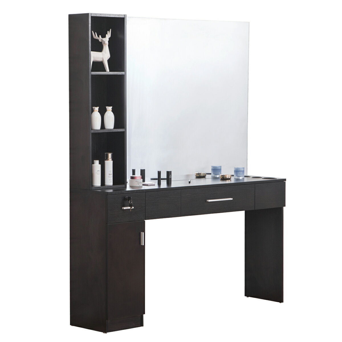 mcombo: BarberPub Wall Mount Makeup Mirrors Station Salon Spa Hair