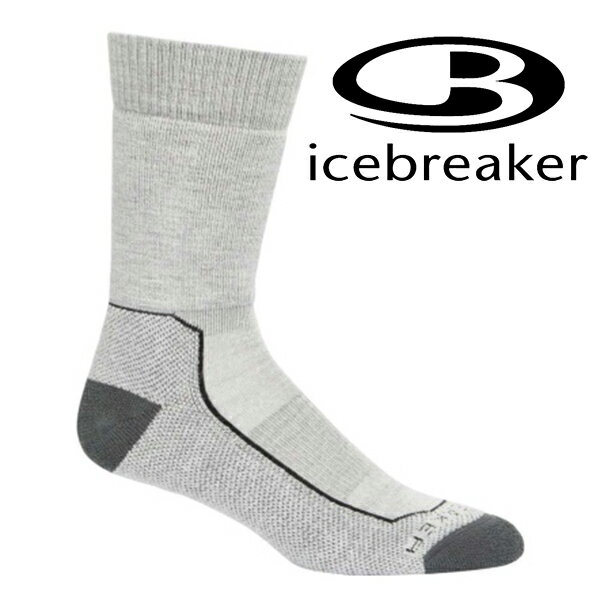 《台南悠活運動家》Icebreaker IB105101-017-M 男 中筒中毛圈健行襪 登山健行適用