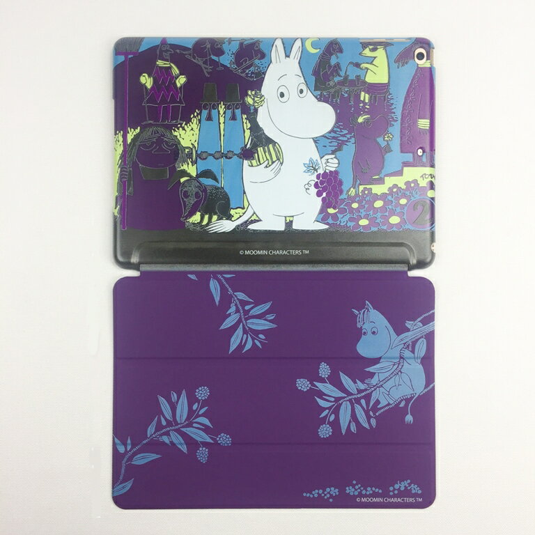 Moomin 嚕嚕米正版授權【 赴宴(紫) 】《 iPad Mini/Air/Pro 》水晶殼＋Smart Cover（磁桿）