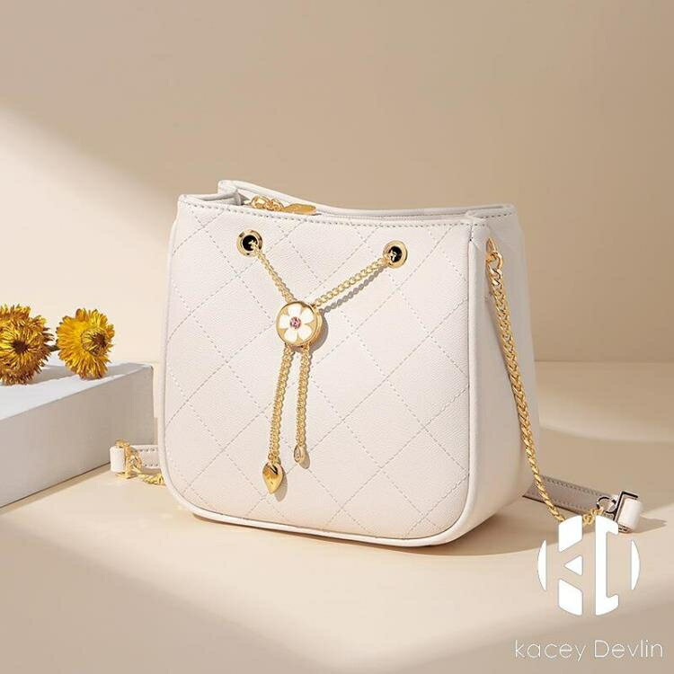 水桶包 女鏈條包大容量單肩斜挎包交換禮物