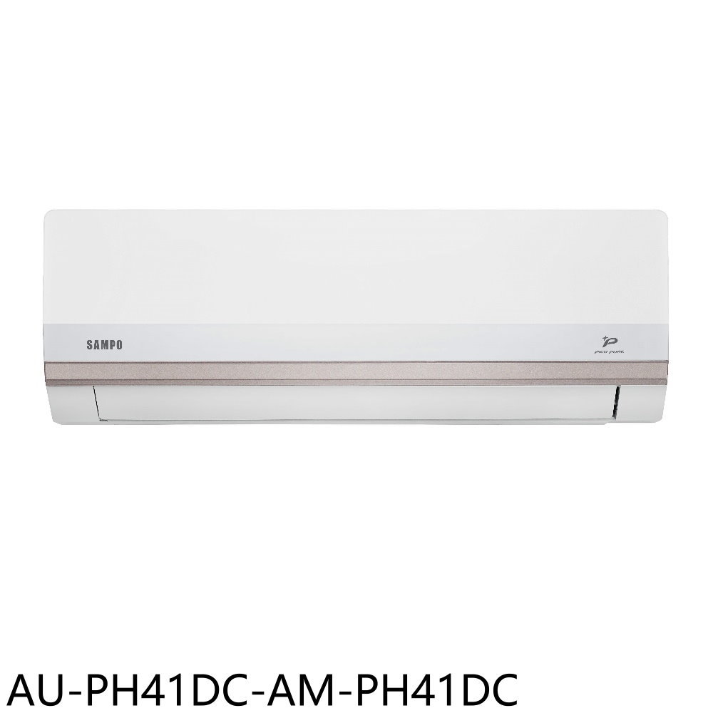 APP下單4%點數★聲寶【AU-PH41DC-AM-PH41DC】變頻冷暖分離式冷氣6坪(含標準安裝)(7-11商品卡300元)