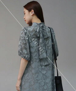 綺丹尼 日本J by blue日本製造背後蝴蝶結蕾絲短袖洋裝 禮服 5色 日本🇯🇵直送