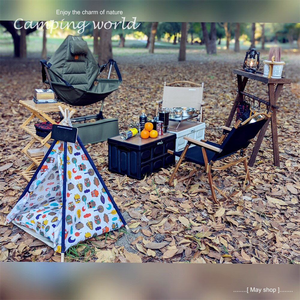 美麗大街 【111032214】 貓頭鷹森林 寵物金字塔帳 三角帳 7