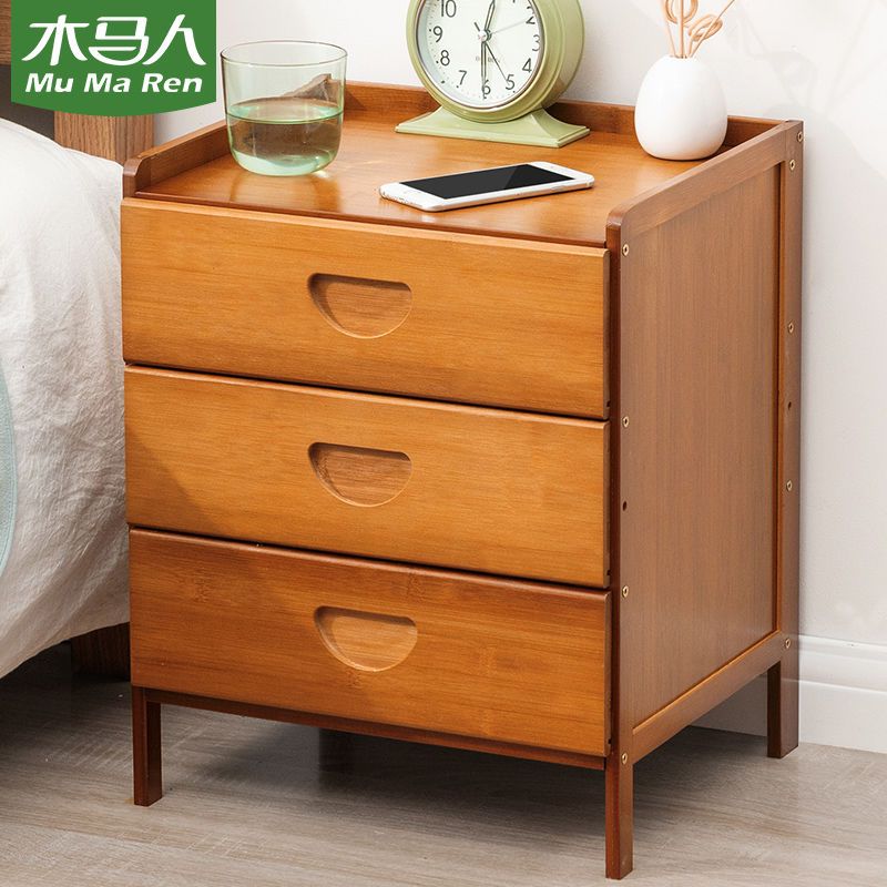 【限時優惠】床頭柜子簡約現代迷你小型置物架實木輕奢臥室床邊簡易儲物
