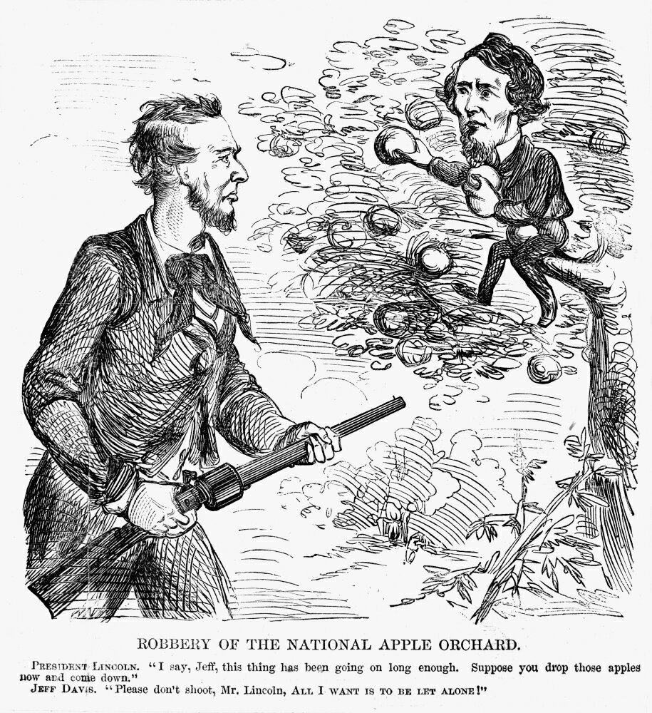 Posterazzi: Abraham Lincoln Cartoon Ncartoon From A Northern American ...