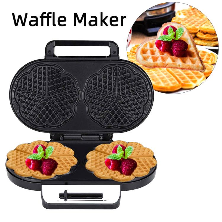 店長推薦雙頭華夫機家用蛋糕機早餐機烤面包機電餅鐺waffle maker【摩可美家】