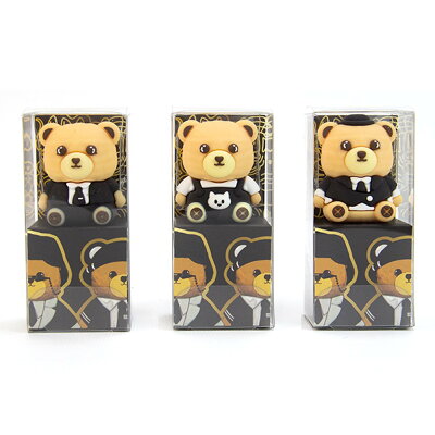 黑色潮酷熊卷筆刀 (款式隨機出貨)【九乘九購物網】