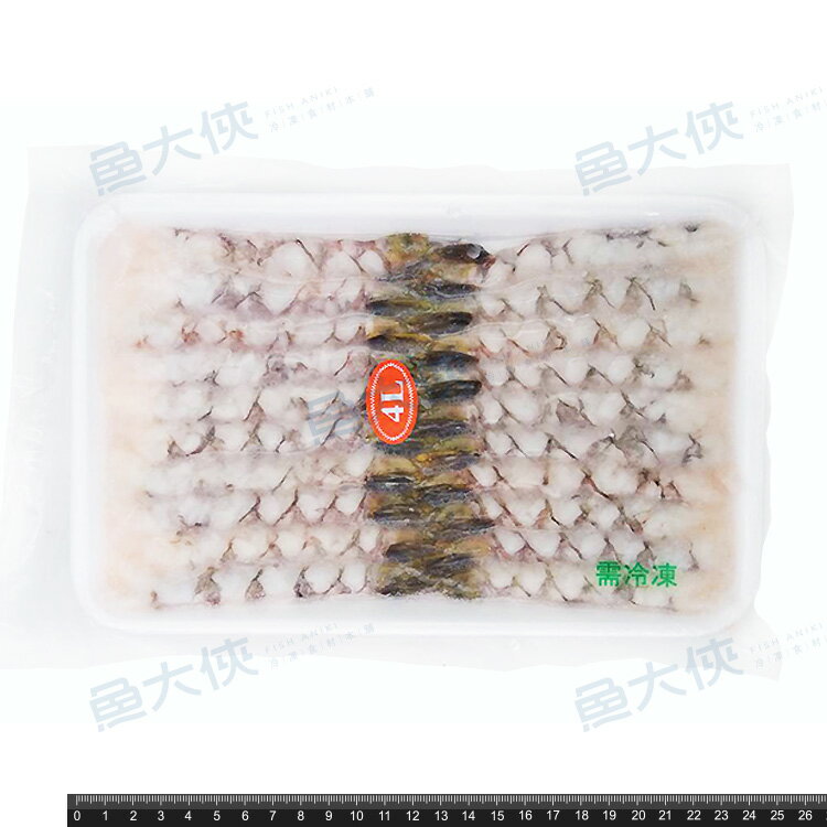 拉長草蝦4L規格(20尾/盤)#拉長_生-1B4B【魚大俠】SP075
