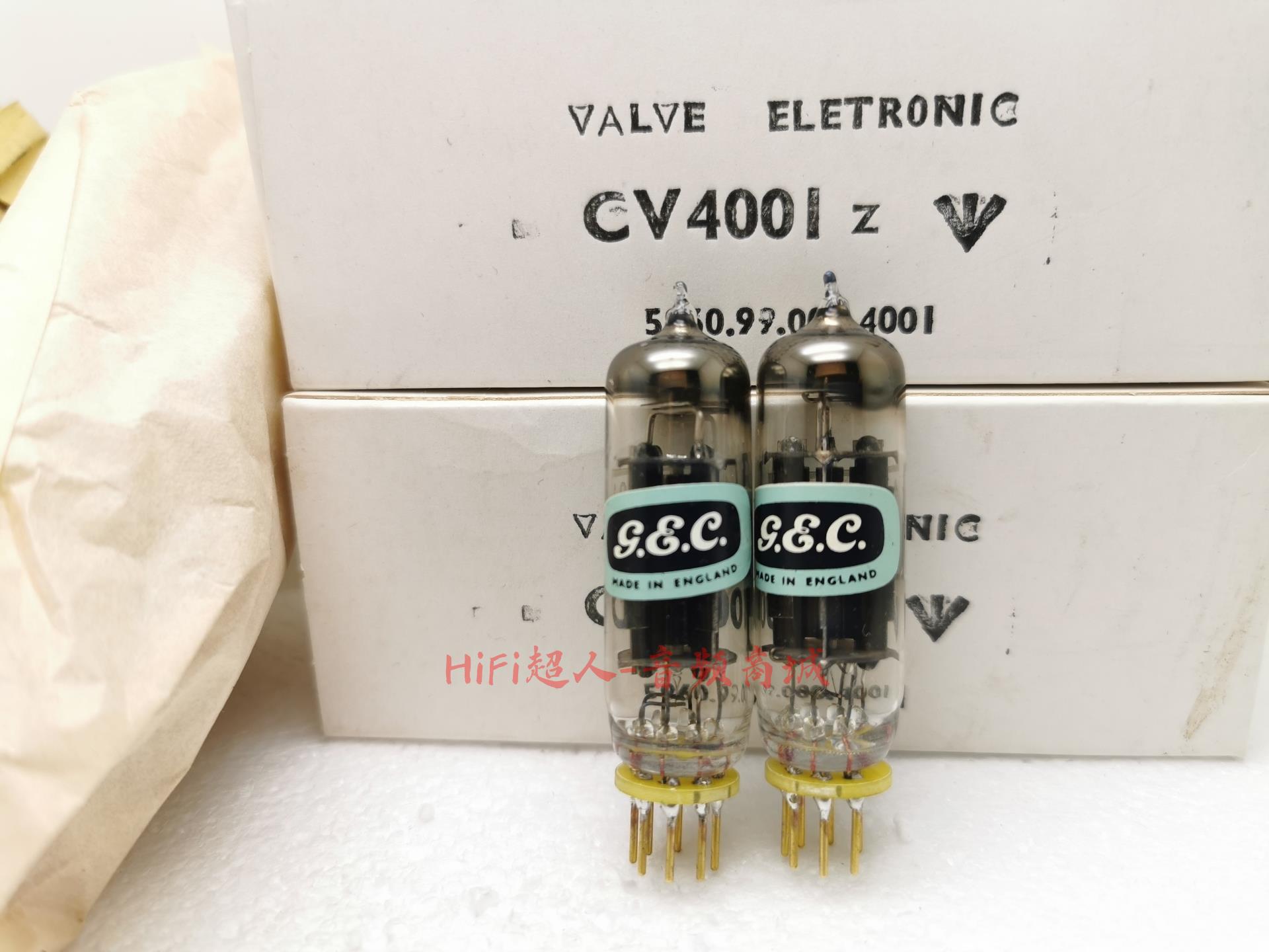 英國GEC電子管 CV4001 CV4005 CV493 6X4 EZ90 日字方環打 CV4001航空精選 同批次配對【HiFi超人-音訊商城】