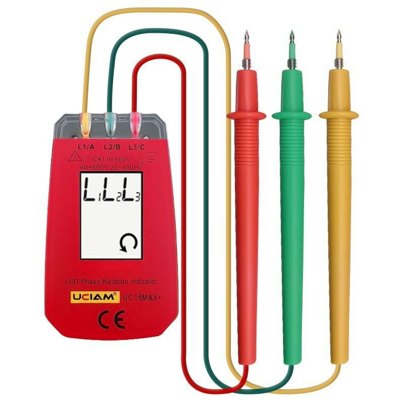 【高精度專業級】三相相序檢測儀 行電測試表 工業用電器 台灣插頭 220V 三相缺相測試 電力檢測工具