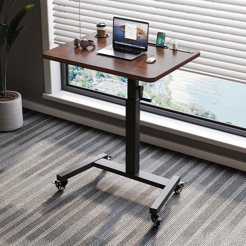升降桌電腦桌移動書桌站立桌家用學習辦公桌子可升降站立式工作臺
