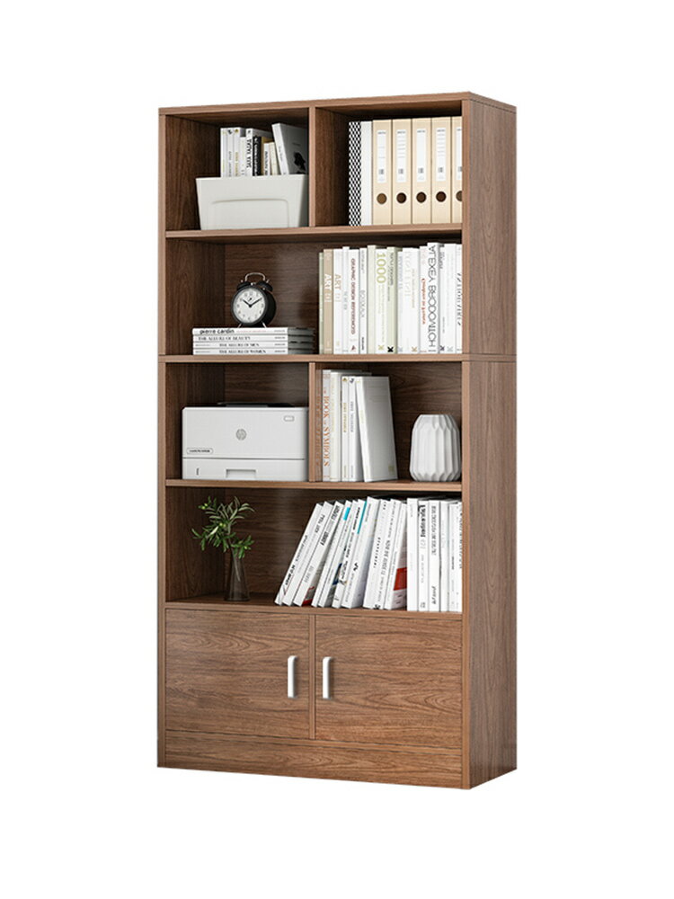 辦公室置物架 簡易書架落地置物架客廳收納儲物櫃子家用簡約現代辦公室書櫃書櫥『XY16300』