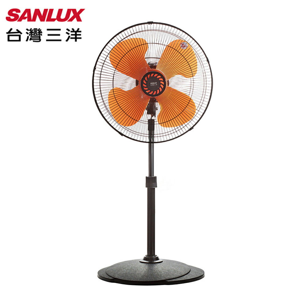 【SANLUX台灣三洋】18吋超強風擺頭工業立扇 OEF-0952