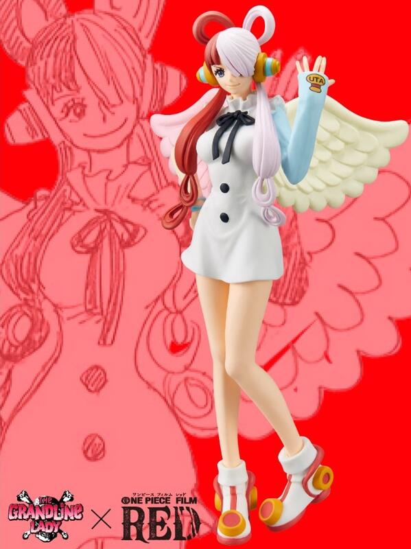 海賊王 日版 金證 景品 劇場版 紅髮歌姬 RED DXF GRANDLINE LADY Vol.1 美音