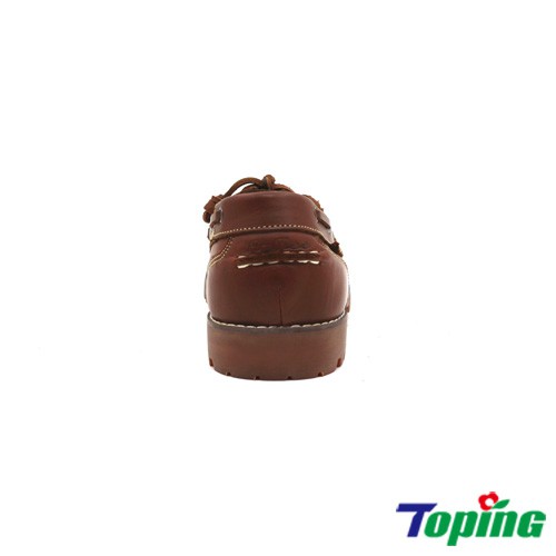 Toping 專業安全鞋｜全牛皮男帆船鞋/PC201棕咖/耐磨鞋底/腳踝柔襯/防刮腳/旗艦店/MIT台灣製造 6