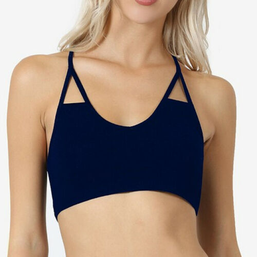 v neck bralette crop top