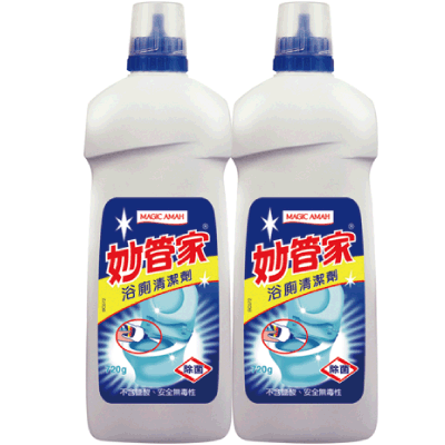 【妙管家 清潔劑】妙管家浴廁清潔劑 (720g x2罐/1組 )