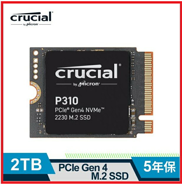 Micron 美光  Crucial P310 2TB ( Gen4 2230 M.2 ) SSD