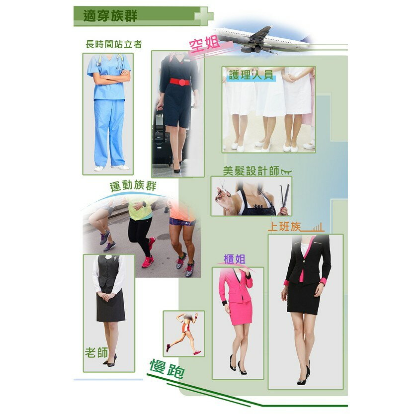 240D 中筒襪 中統襪 健康襪 彈力襪 彈性襪 壓力襪 MIT 台灣製造 護理師 櫃姐指定 褲襪 3