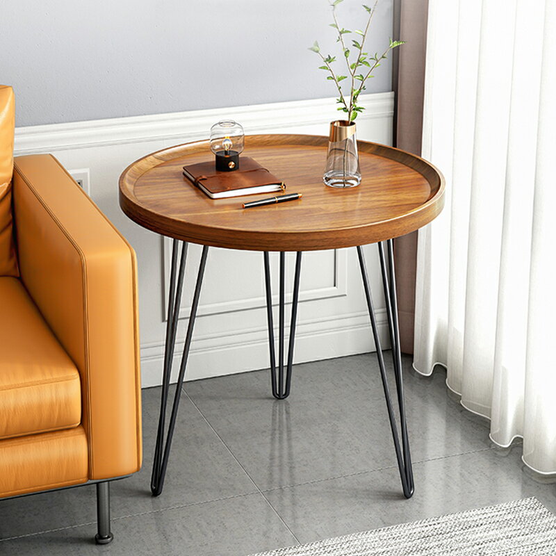 邊幾小茶幾沙發簡約現代小戶型小桌子客廳迷你置物架簡易臥室臺子【優妮好貨】