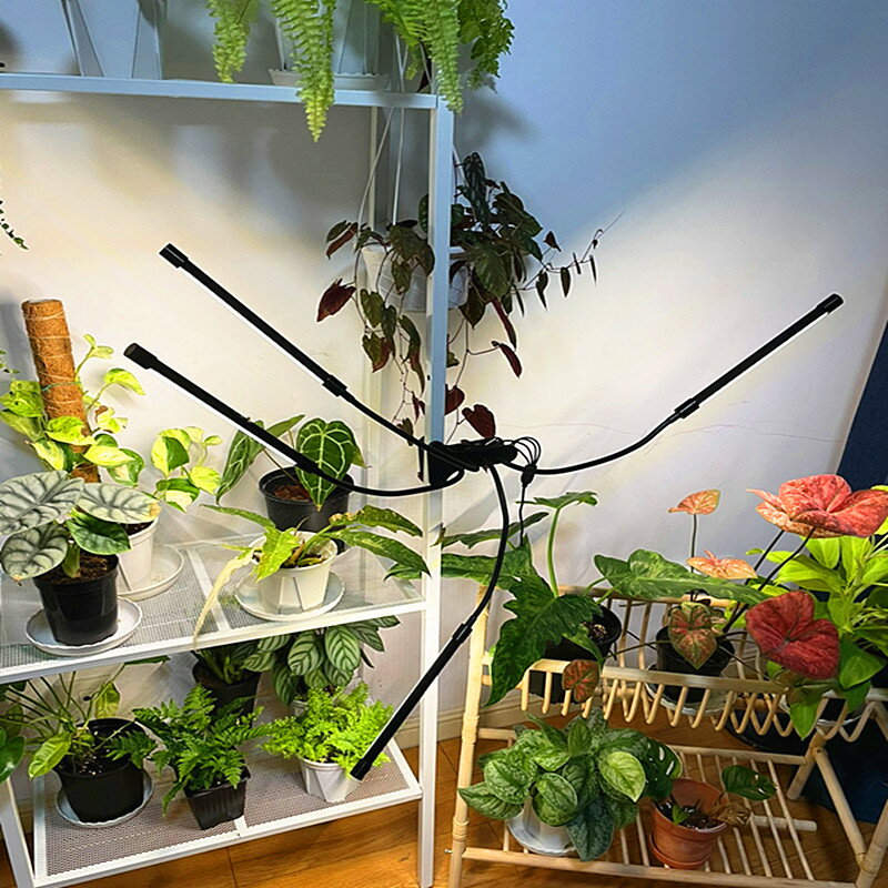 LED植物燈/植物生長燈 仿太陽光led植物燈全光譜綠植生長燈家用多肉上色室內植物補光燈『XY39784』 3