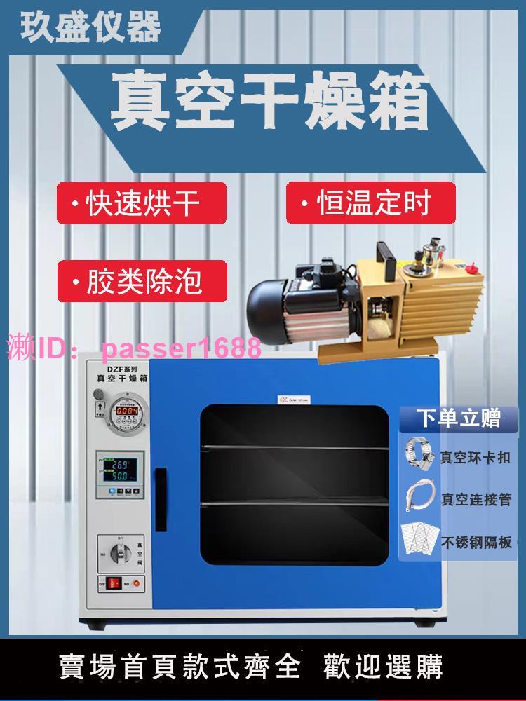 真空干燥箱實驗室烘箱烘干箱dzf測漏脫泡機真空箱恒溫工業烤箱泵