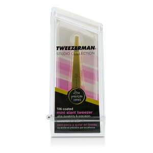 微之魅 Tweezerman - 迷你專業斜口眉夾(錫)Mini Slant Tweezer Ultra Precision (Tin Coated) (工作室系列)