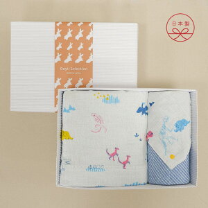 kontex-日本100%二層紗萬用包巾口水巾禮盒
