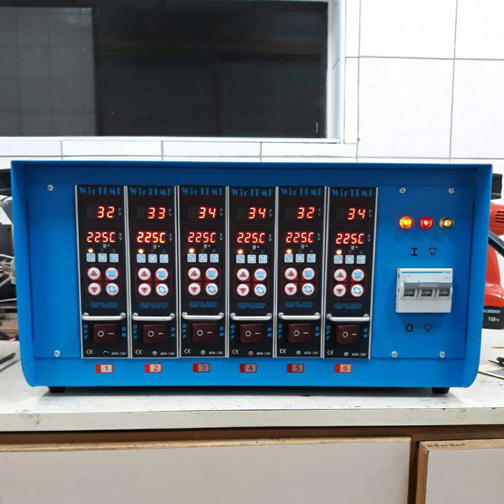 【WINTEMP】《6點熱澆道溫控系統箱》熱澆道溫度控制器-塑膠模具溫控器(台灣製造)