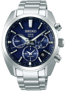 SEIKO 精工錶 GPS 系列 雙時區太陽能手錶 5X53-0AJ0B(SSH019J1)-42mm-藍面鋼帶【刷卡回饋 分期0利率】