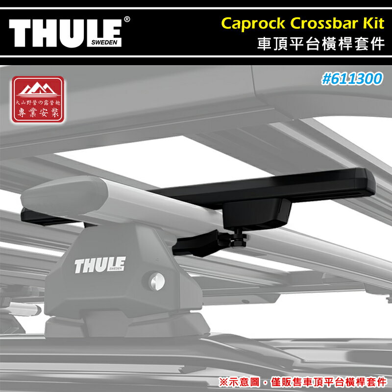 THULE 611300 Caprock Crossbar Kit