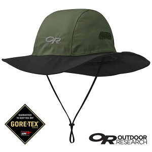 ├登山樂┤美國 Outdoor Research Gore-Tex 經典西雅圖防水圓盤帽 綠/黑 # OR-280135-1211